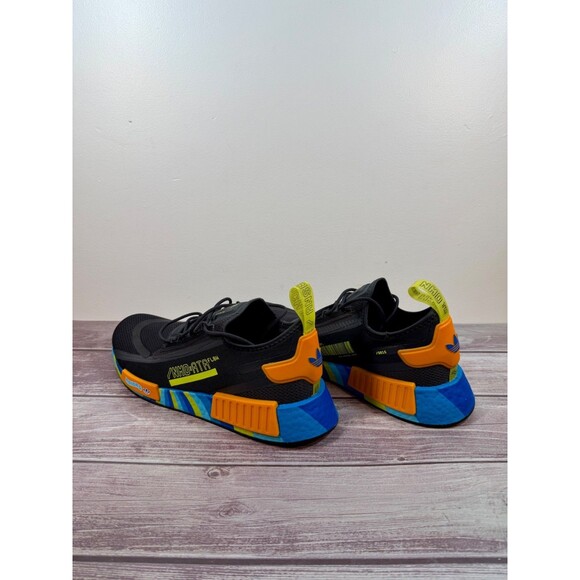 NWOT Adidas NMD R1 Spectoo- Black/ Multi Colored Size 11.5 Men - Picture 2 of 15